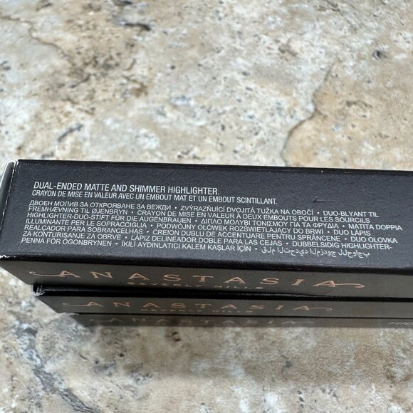 Lot Of 3 Anastasia Beverly Hills Shell/lace Highlighting Duo Pencil Camille/Sand - Picture 6 of 11